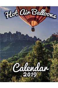 Hot Air Balloons Calendar 2019