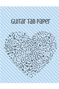 Guitar Tab Paper