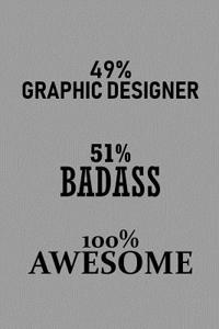 49% Graphic Designer 51% Badass 100% Awesome