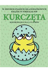 Kolorowanka dla 4-5-latków (Kurczęta)