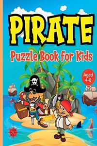 Pirate Puzzle Book for Kids ages 4-8