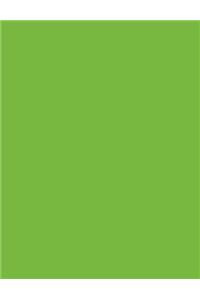 Lime Green 190 - Lined with Margins Notebook
