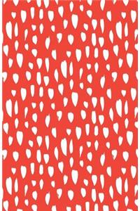 Bullet Journal Abstract Splashes Red
