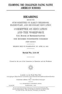 Examining the challenges facing Native American schools