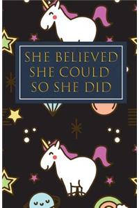 She Believed She Could So She Did