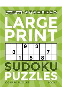 Large Print Sudoku Puzzles Book 1