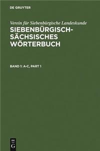 Siebenbürgisch-Sächsisches Wörterbuch