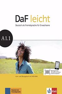 DaF leicht: Kurs-und Ubungsbuch A1.1 mit DVD-Rom