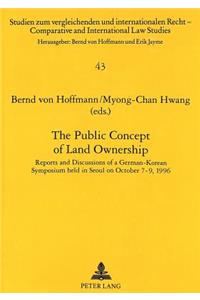 Public Concept of Land Ownership