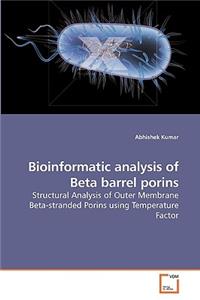 Bioinformatic analysis of Beta barrel porins