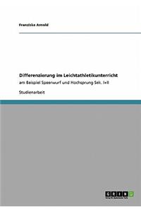 Differenzierung im Leichtathletikunterricht