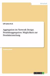Aggregation im Network Design. Produktaggregation. Möglichkeit zur Produkteinteilung