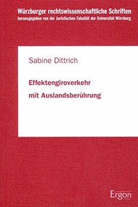 Effektengiroverkehr Mit Auslandsberuhrung