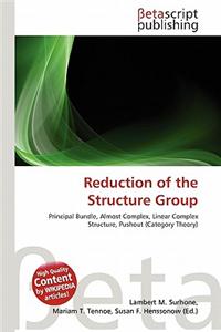 Reduction of the Structure Group