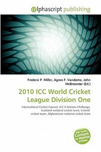 2010 ICC World Cricket League Division One