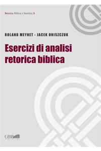 Esercizi Analisi Retorica Biblica