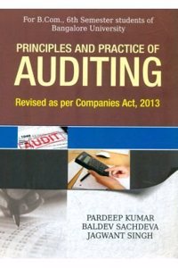 Principles & Practices of Auditing B.Com 6th Sem. Bangalore Uni.