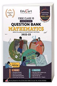 Educart CBSE Class 10 MATHEMATICS New Question Bank Book For 2022-23 (Includes Past Years, Latest Syllabus and Pattern 2023)