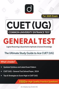 CUET (UG) General Test (English) 1st Edition | Drishti CUET | Central Universities Exam Books