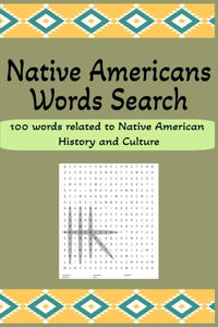 Native Americans Words Search