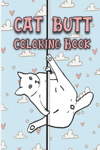 Cat Butt Colouring Book