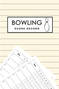 Bowling Score Record