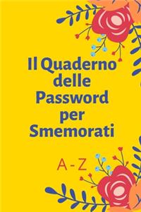 Il Quaderno delle Password per Smemorati