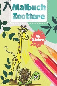 Malbuch Zootiere