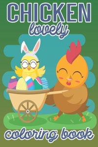 Chicken Lovely Coloring Book