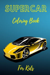 Supercar Coloring Book For Kids