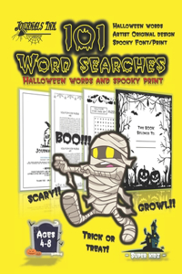 Halloween Word Search Book for Kids Ages 4-8