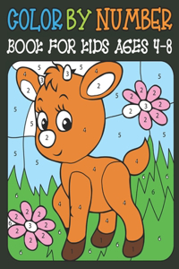 Color By Number book For Kids Ages 4-8