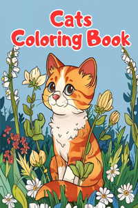 Cats Coloring Book