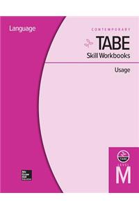 Tabe Skill Workbooks Level M: Usage - 10 Pack