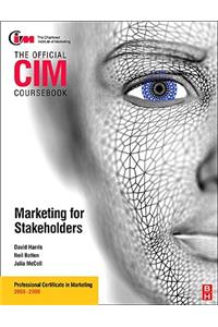 CIM Coursebook Marketing for Stakeholders