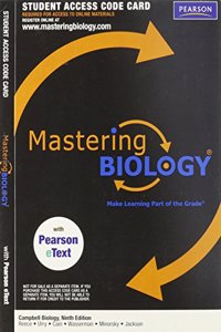 Masteringbiology (R) with Pearson Etext S