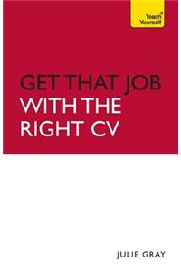 Get That Job with the Right CV