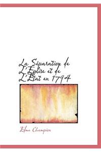 La Sacparation de L'a Glise Et de L'a Tat En 1794