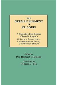 The German Element in St. Louis