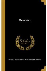 Memoria...