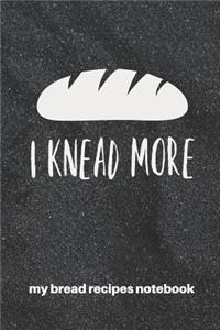 My Bread Recipes Notebook I Knead More