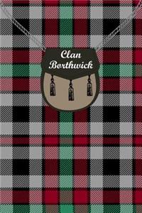 Clan Borthwick Tartan Journal/Notebook