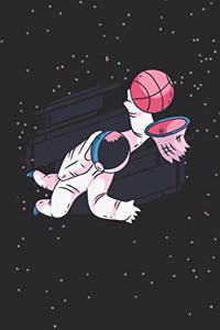 Astronaut Playing Basketball