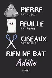 Rien ne bat Adélie - Notes