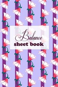 Balance Sheet Book