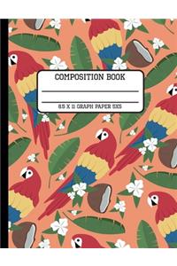 Composition Book Graph Paper 5x5