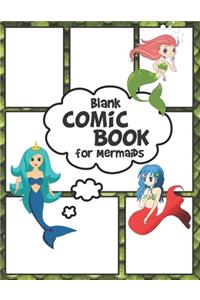 Blank COMIC BOOK for Mermaids
