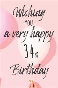 Wishing you a very happy 34th Birthday