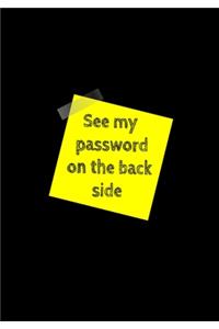 See my password on the back side