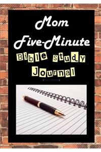 Mom Five-Minute Bible Study Journal